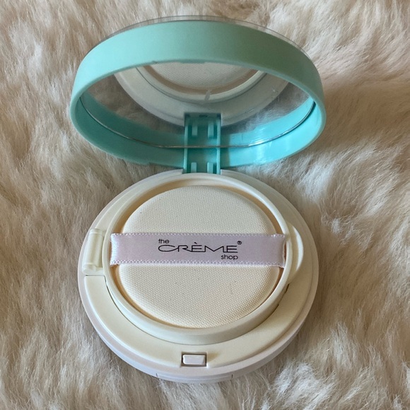 The crème shop clean Canvas cushion primer Green color correct redness - Picture 4 of 7